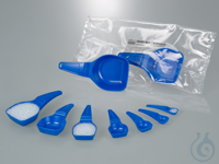 Messlöffel 0,5 ml, PS, blau, steril Der blaue Farbton kommt in natürlicher Form in Lebensmitteln...