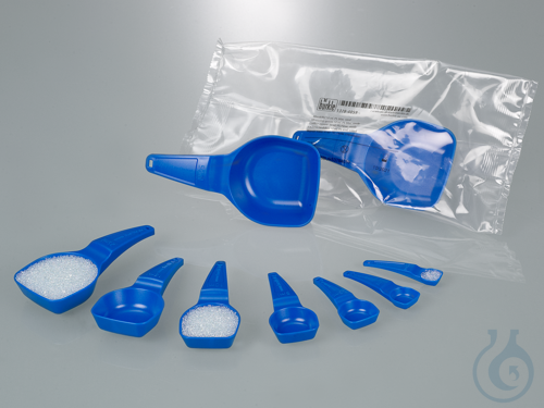 Messloeffel 10 ml, PS, blau, steril
