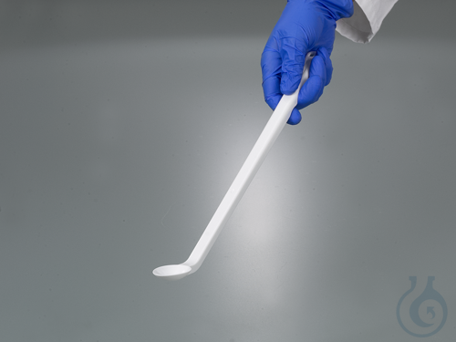 Sampling spoon, long handle, 5ml, PS,white,sterile