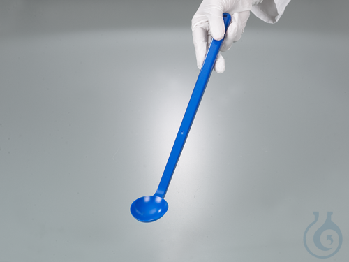 Loeffel f. Lebensmittel, l.G., 20ml, PS blau,st...