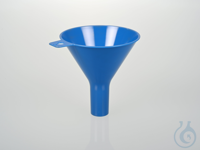 Blaue Einweg-Pulvertrichter PS, Ø 100 mm, steril Der blaue Einweg-Pulvertrichter aus Polystyrol...