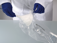 Einmal-Flüssigk.trichter Bio-PE, 100mm,weiß,steril Steriler Einmal-Flüssigkeitstrichter Bio aus...