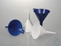 Disposable liquid funnel PS, Ø100mm, white,sterile