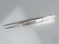 Pincette acier inoxydable, pointes droites, 105 mm Cette pincette robuste en inox est conçue pour...