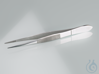 Pinzette Edelstahl spitz, gerade Form, 105 mm Die robuste Edelstahlpinzette ist ideal für den...