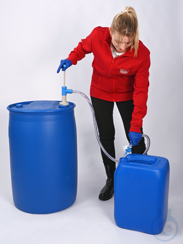Fasspumpe PP mit Auslaufschlauch und Hahn, 100 cm