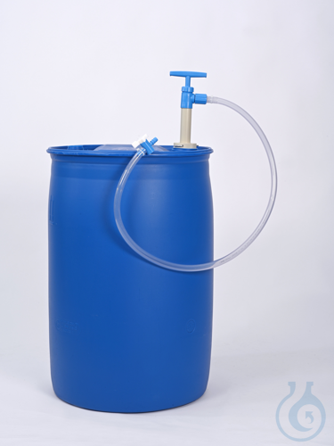 Fasspumpe PP mit Auslaufschlauch und Hahn, 100 cm