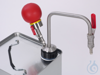 Solvent pump hand operated for tin-foil can., 60cm The solvent pump for tinplate canisters with...