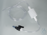 Suction Siphon with Stopcock, PE-LD/PVC/PP, conveying cap.: 9 l/min, immersion depth: 100 cm...