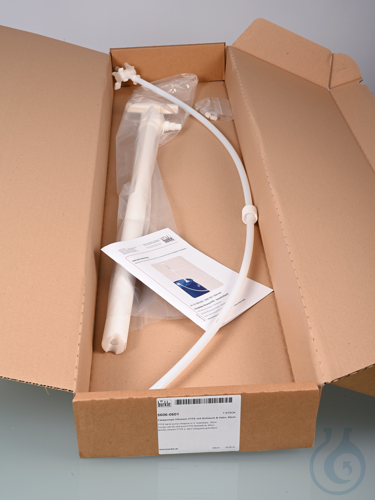 PTFE barrel pump Ultrapure w/ d. hose/stopc., 60cm