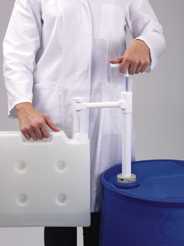 Fasspumpe Ultrarein PTFE mit Auslaufbogen, 95 cm
