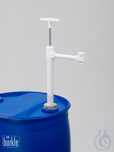 Fasspumpe Ultrarein PTFE mit Auslaufbogen, 95 cm
