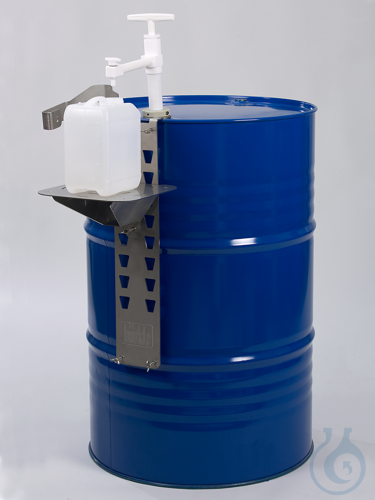 Jerrycan, HDPE transparent, UN, DIN45, 2,5l, w/cap