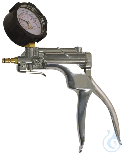 VacuMan pressure/vacuum pump, w/ press.gauge, Alu