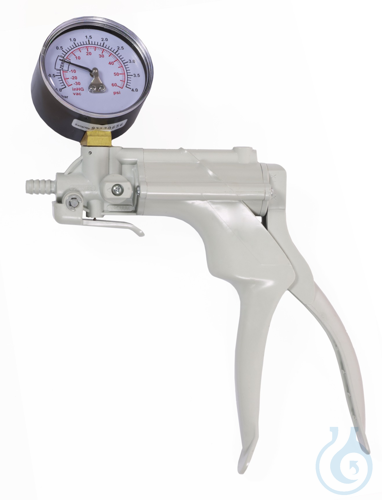 VacuMan pressure/vacuum pump, w/ press.gauge, Alu