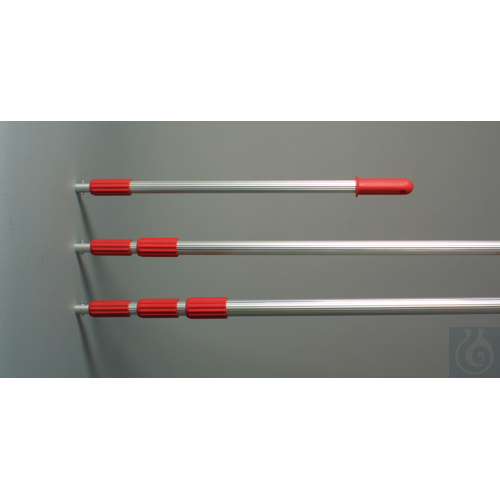 Telescopic rod, infinitely adj. 65-120 cm, 2 rods