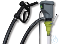 Elektr. Fasspumpe Petro, mit Standard-Zapfpistole Elektrische Fasspumpe zum Fördern von Diesel,...