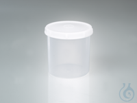 Dose transparent, mit Schraubdeckel, PP, 1000 ml Ganz aus hochwertigem Polypropylen (PP)...
