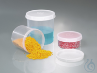 Dose transparent, mit Schraubdeckel, PP, 1000 ml Ganz aus hochwertigem Polypropylen (PP)...