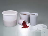 Pots multi-usage ronds, PE, 2000 ml, empilable Pot pour le stockage, le conditionnement, le...