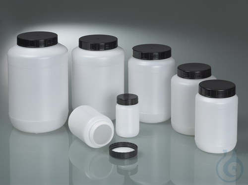 Weithalsdose rund, HDPE, 100ml, &Oslash; 48 mm,...