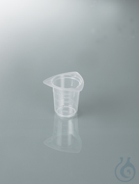Universal-Messbecher, PP, 50 ml, mit Ausgusslippen Universal-Messbecher mit unzerstörbarer...