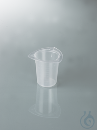 Universal-Messbecher, PP, 100ml, mit Ausgusslippen Universal-Messbecher mit unzerstörbarer...