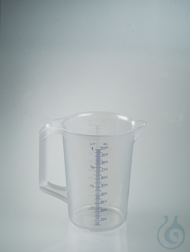 Messkanne Industrie, PP, 1000 ml, geschloss. Griff