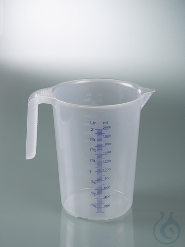 Messkanne Industrie, PP, 2000 ml, stapelbar