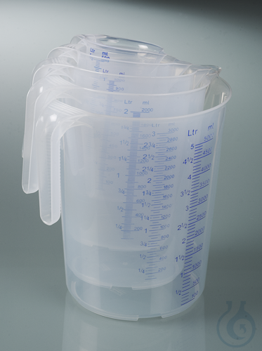 Messkanne Industrie, PP, 3000 ml, stapelbar