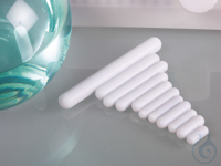 Magnetic stirring bars, 15x6 mm PTFE, white  Magnetic stirring bars Cylindrical, PTFE, white.  Ø...
