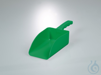 Filling scoop industry, PP green, WxDxL 11x15x25cm With anti-static additive, ideal for robust...