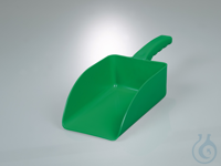 Filling scoop industry, PP green, WxDxL 14x19x31cm With anti-static additive, ideal for robust...