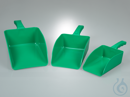Fuellschaufel Industrie, PP gruen, BxTxL 11x15x...