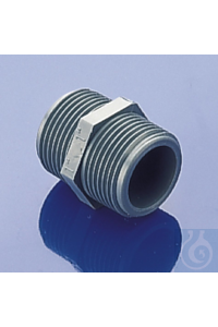 3Benzer ürünler Nipple, outer thread, PP, 1/2", nom. width 13,5 mm Nipple with outer thread.PP