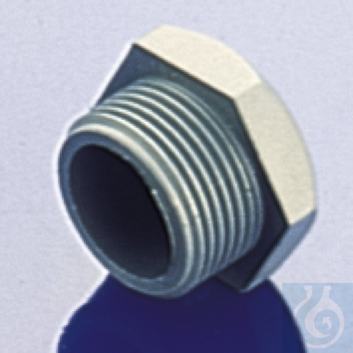 Closing stopper, outer thread, PP, 1/2&quot;