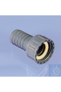Slangeneinde met overwerpmoer, inwendige schroefdraad PP 3/4'' x 13