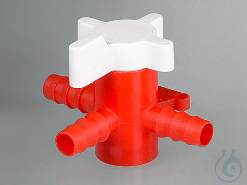 Three-way valve, PP/PE, &Oslash;9-11mm, NW 8mm,...