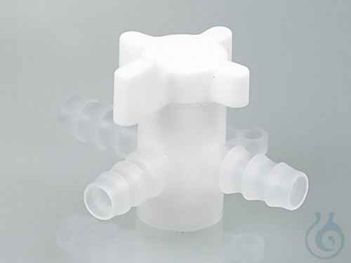 Dreiwegeventil, PVDF, &Oslash; 7-9 mm, NW 6 mm,...