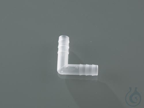 Angled connector, PVDF, for &Oslash; 9-11 mm, c...
