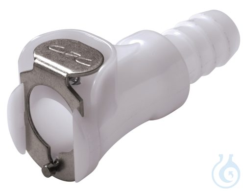 CPC coupling, POM, female, w/ valve, nozzle &Os...