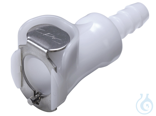 CPC coupling, POM, female, w/ valve, nozzle &Os...