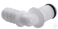 CPC snelkoppeling NW 64 POM mannelijk z. ventiel slangeneinde 90° 100% plastic Veer /...