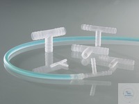 T-Schlauchverbinder, PVDF, f. Ø 5-7mm, zylindrisch T-Schlauchtüllen zum Verbinden von Schläuchen,...