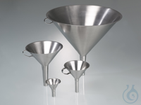 Funnel, stainless steel, V2A, outer-Ø 150 mm The stainless steel funnel can be used to pour and...