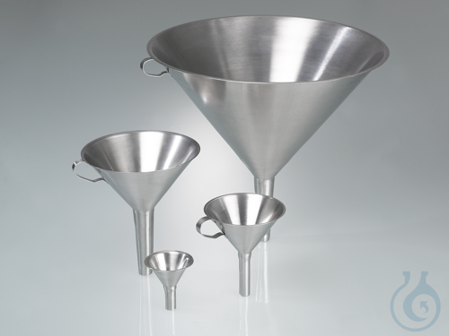 Trichter Edelstahl, V2A, Aussen-&Oslash; 100 mm