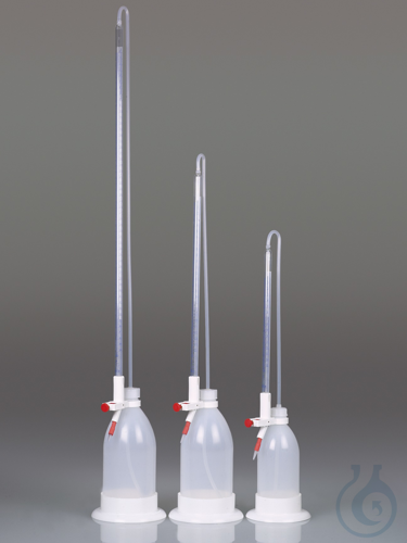 Titrating burette with shatter protection 25ml