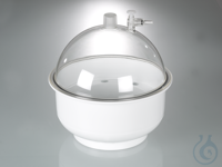 Exsikkator, Innen- x Außen-Ø 250x285mm, Höhe 300mm Exsikkatoren aus Kunststoff,...