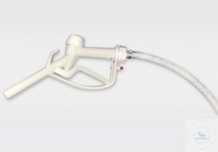 Uitloopslang 1.2 m, met nozzle Delen in contact met medium PVC, PP, V2A, FKM