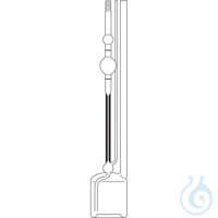 531 00, Ubbelohde viscometer for dilution series, not calibrated, Capillary...
